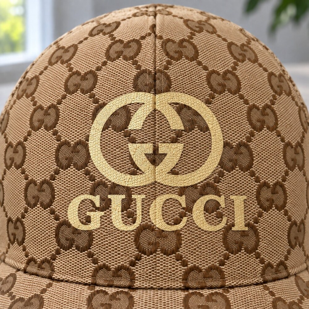 Gucci GG Cap with Gold Front Logo - Picture 5 of 6